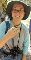 Brittany holding lizard