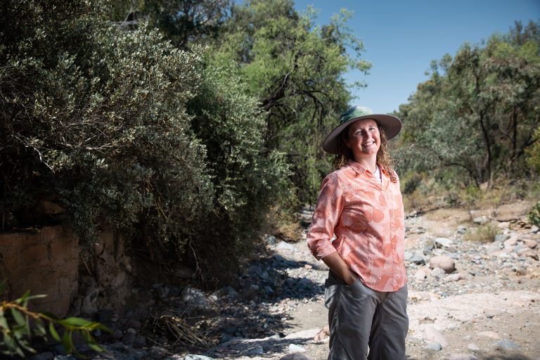 Heather Bateman smiling in forest